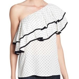 Ro & De | Polkadot Off Shoulder Ruffle